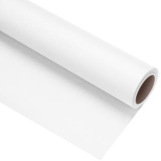 Papierové fotografické pozadie 1,35x11m - biele - arctic white
