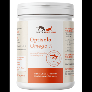 Futtermedicus - Optisolo omega-3 kapsuly z lososovým olejom 180 pcs.