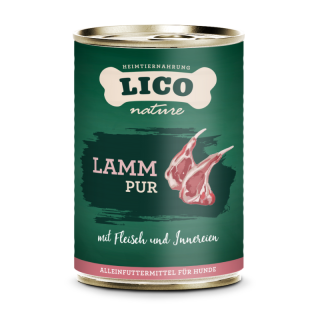LICO - Nové jahňacie mäso PUR pre psov Veľkosť: 400g