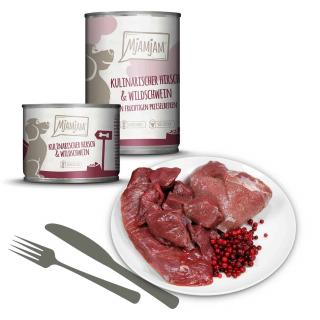 MjaMjaM - Zverina s diviačim mäsom a brusnicami Veľkosť: 200g
