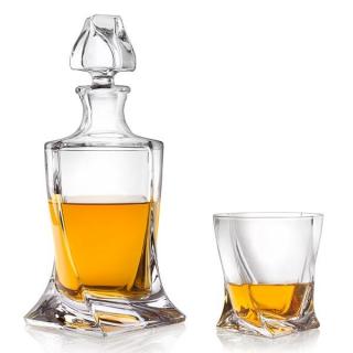 Crystal Bohemia Quadro Whisky Set (1 + 6)