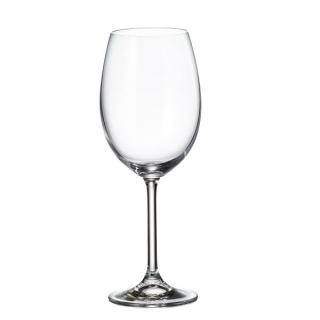 VÝPREDAJ Crystal Bohemia Poháre na víno COLIBRI 450 ml