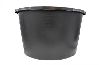 MPLAST - Plastová nádoba okrúhla čierna 65l