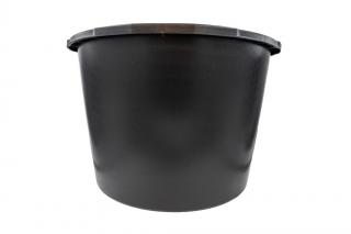 MPLAST - Plastová nádoba okrúhla čierna 90l