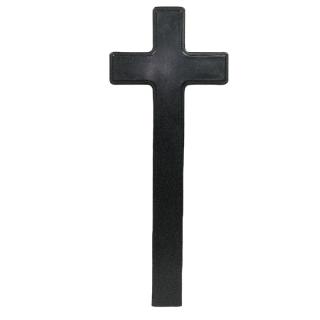 Mplast - Plastový kríž malý Čierny Granit