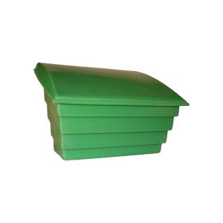 Plastovenadoby.sk - nádoba na posypový materiál hranatá 150l - Zelená
