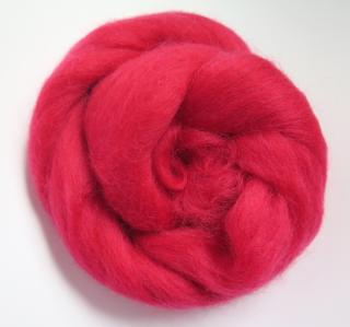 100 g -ružovočervená (Merino - crimson)