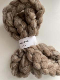 100 g  Slovenská vlna- Shetland v česanci, natural