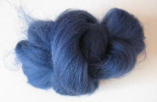 20 g Shetlandská vlna - modrá (Ovčia vlna - Shetlandská - modrá)