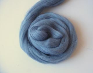 20 g Shetlandská vlna - svetlá modrá (Ovčia vlna - Shetlandská - svetlá modrá)