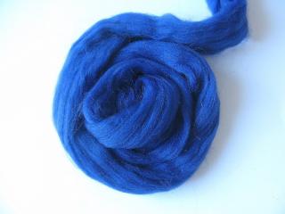 20 g Shetlandská vlna - tyrkysová (Ovčia vlna - Shetlandská - modrá)