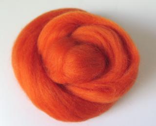 50 g - oranžová tekvica (Merino -  )