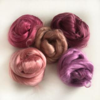 Viskóza mix farieb C Ružovo-fialová 60g (Ružová)