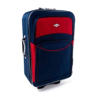 Červeno-modrý nepremokavý cestovný kufor &quot;Standard&quot; - veľ. XL