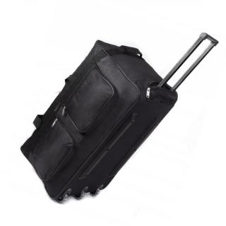 Čierna nepremokavá cestovná taška na kolieskach &quot;Comfort&quot; - veľ. XL