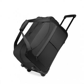 Čierna nepremokavá cestovná taška s kolieskami &quot;Dynamic&quot; - veľ. L