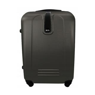 Čierny ľahký plastový cestovný kufor &quot;Superlight&quot; - veľ. XL