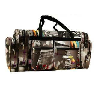Farebná veľká cestovná taška na rameno &quot;City&quot; - veľ. XL