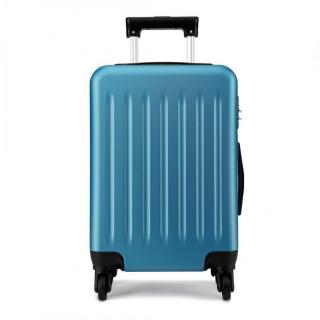 Modrý odolný plastový cestovný kufor &quot;Defender&quot; - veľ. L