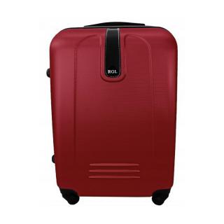 Tmavočervený ľahký plastový cestovný kufor &quot;Superlight&quot; - veľ. XL