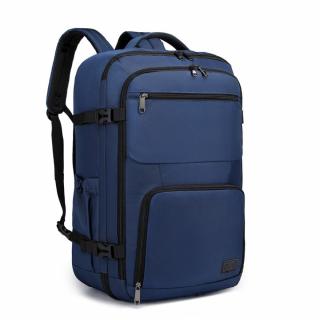 Tmavomodrý objemný cestovný batoh do lietadla &quot;Explorer&quot; - veľ. XL