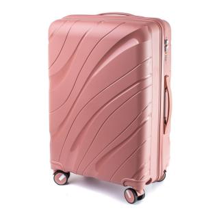 Zlato-ružový elegantný škrupinový kufor &quot;Tide&quot; s TSA zámkom - veľ. XL