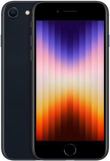Apple iPhone SE (2022) 128GB Midnight  + Ochranné tvrzené sklo ZDARMA