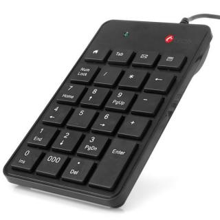 C-TECH klávesnica numerická KBN-01, USB slim black