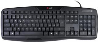 C-TECH klávesnica Wired Ergo KB-107 USB, SK/SK