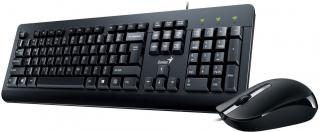 Drôtový set klávesnice s myšou Genius KM-160 / USB / CZ+SK