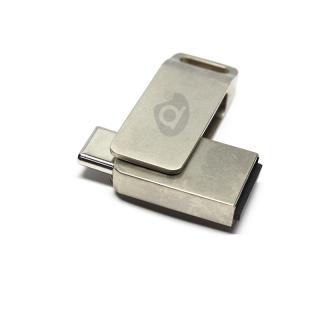 Flash Disk - Počitáreň, 128GB, USB 3.0 a USB-C, Kovový