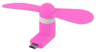 Micro USB Vetráčik - Ružový