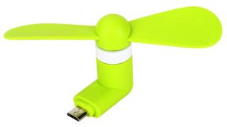 Micro USB Vetráčik - Zelený