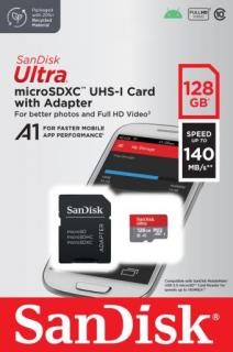 Sandisk Ultra microSDXC UHS-I Card 128 GB SDSQUNS-128G-GN6MN
