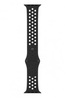 Silikónový športový remienok pre Apple Watch 2, 42 mm - Tmavo šedá