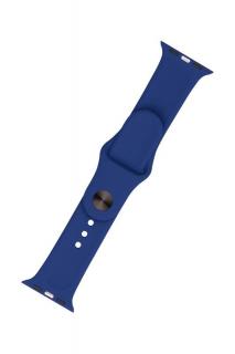 Silikónový športový remienok pre Apple Watch M/L, 38/40/41 mm - Modrá
