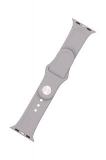 Silikónový športový remienok pre Apple Watch M/L, 38/40/41 mm - Šedá