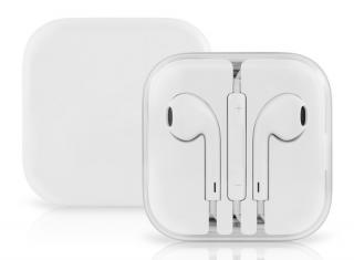 Slúchadlá s ovládaním a mikrofónom pre Apple - biela