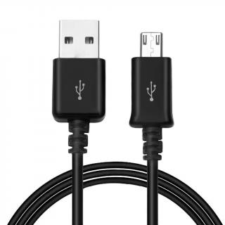 Synchronizačný a nabíjací kábel micro USB - Čierny