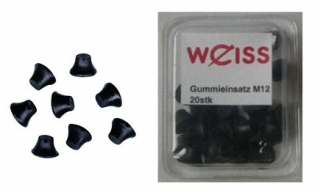 Gumové záslepky na závity WEISS (rôzne veľkosti) 20ks/bal Veľkosť: M12