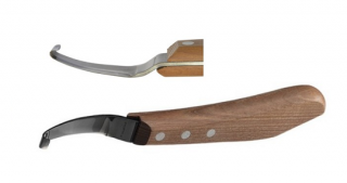 Jednostranný kopytný nôž MUSTAD  BLACK  - rôzne druhy Tip: Ľavý/stupňovitá čepeľ