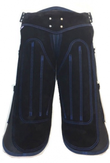 Textilná kováčska zástera 3rd MILLENIUM  DELUXE  (rôzne veľkosti a farby) Farba: čierna/modrá, Veľkosť: krátka