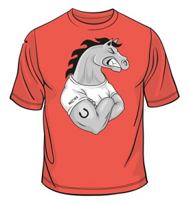 Tričko WEISS  POWER HORSE  (rôzne veľkosti a farby) Farba: Tmavo červená, Veľkosť*: 3XL