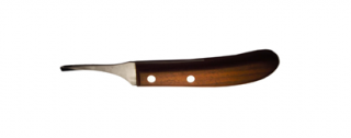 Veterinárny abscesový kopytný nôž ICAR  VET LOOP  (rukoväť z ružového dreva) 11mm
