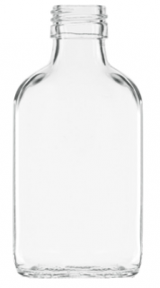 Fľaša PLACATKA MINI 0,1 l číra Počet kusov v balenie: 750 a viac