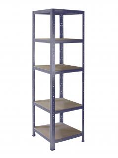 Policový regál 200x60x40, 4-7 políc Farba: Modrá, Počet polic: 5 políc