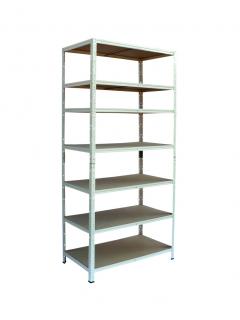 Policový regál 200x80x50, 4-7 políc Farba: Pozink, Počet polic: 7 políc