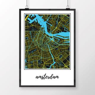 AMSTERDAM, klasický, čierny