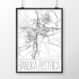 BANSKÁ BYSTRICA, moderná, biela