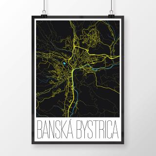 BANSKÁ BYSTRICA, moderná, čierna